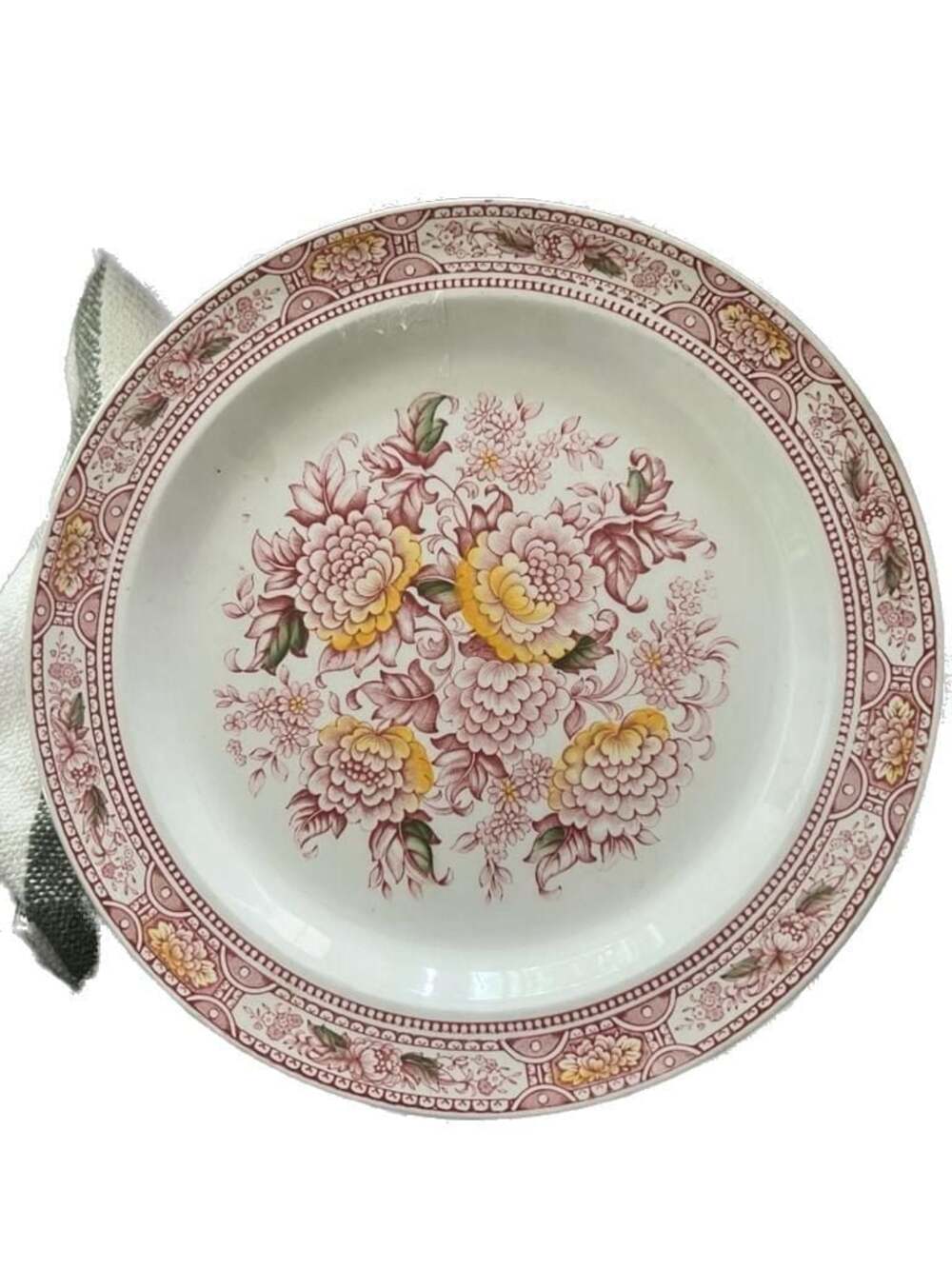 Ridgway Canterbury Ironstone Dinner Plate 10" Staffordshire England 4269